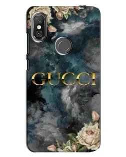 Чехол для Xiaomi Redmi Note 6 Pro с картинкой «Абстрактные цветы Gucci»