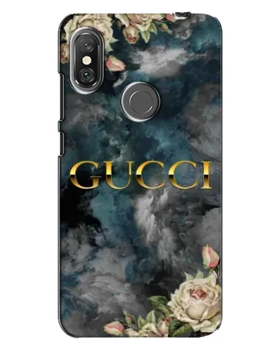 Чехол для Xiaomi Redmi Note 6 Pro с картинкой «Абстрактные цветы Gucci» Чехол для Xiaomi Redmi Note 6 Pro с картинкой «Абстрактные цветы Gucci»