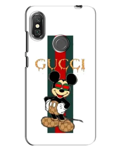 Чехол для Xiaomi Redmi Note 6 Pro с картинкой «Микки Маус Gucci — полосы» Чехол для Xiaomi Redmi Note 6 Pro с картинкой «Микки Маус Gucci — полосы»