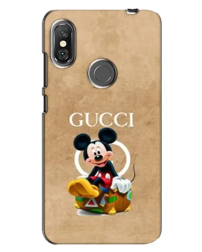 Чехол для Xiaomi Redmi Note 6 Pro с картинкой «Микки Маус Gucci — крафт» Чехол для Xiaomi Redmi Note 6 Pro с картинкой «Микки Маус Gucci — крафт»