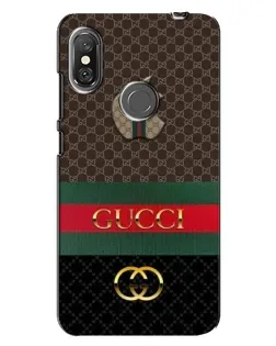 Чехол для Xiaomi Redmi Note 6 Pro с картинкой «Gucci — брендированный десерт»