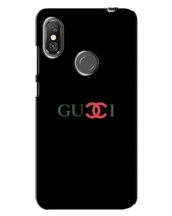 Чехол для Xiaomi Redmi Note 6 Pro с картинкой «Gucci — красный градиент»