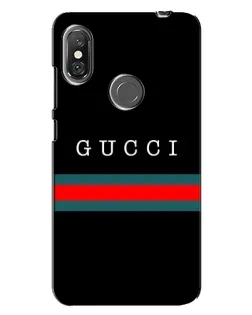Чехол для Xiaomi Redmi Note 6 Pro с картинкой «Gucci — красный пояс»