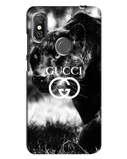 Чохол для Xiaomi Redmi Note 6 Pro з картинкою «Gucci — дика природа»