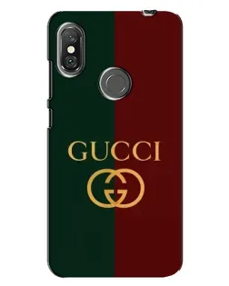 Чохол для Xiaomi Redmi Note 6 Pro з картинкою «Gucci — темно-зелений градієнт»