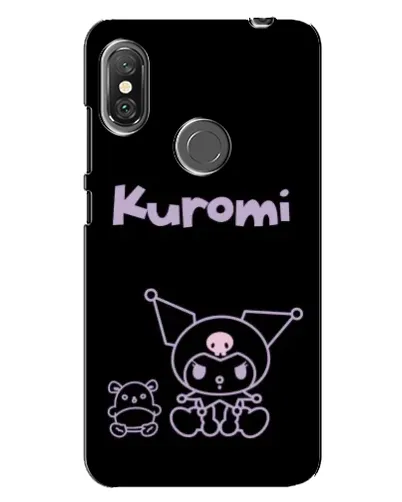 Чохол для Xiaomi Redmi Note 6 Pro з картинкою «Kuromi — чорний мінімалізм» Чохол для Xiaomi Redmi Note 6 Pro з картинкою «Kuromi — чорний мінімалізм»
