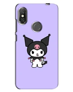 Чохол для Xiaomi Redmi Note 6 Pro з картинкою «Kuromi — ніжний фіолетовий»