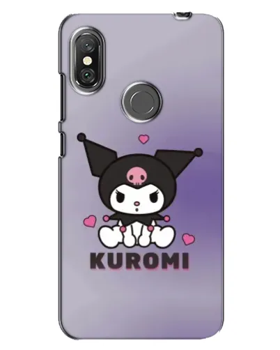 Чохол для Xiaomi Redmi Note 6 Pro з картинкою «Kuromi — фіолетовий арт» Чохол для Xiaomi Redmi Note 6 Pro з картинкою «Kuromi — фіолетовий арт»