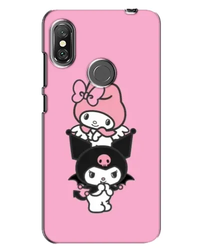 Чохол для Xiaomi Redmi Note 6 Pro з картинкою «My Melody та Kuromi» Чохол для Xiaomi Redmi Note 6 Pro з картинкою «My Melody та Kuromi»
