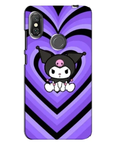 Чохол для Xiaomi Redmi Note 6 Pro з картинкою «Kuromi та фіолетові серця» Чохол для Xiaomi Redmi Note 6 Pro з картинкою «Kuromi та фіолетові серця»