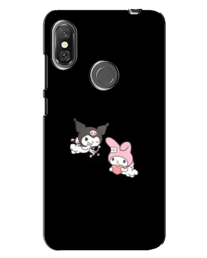 Чохол для Xiaomi Redmi Note 6 Pro з картинкою «My Melody та Kuromi» Чохол для Xiaomi Redmi Note 6 Pro з картинкою «My Melody та Kuromi»