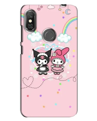 Чохол для Xiaomi Redmi Note 6 Pro з картинкою «My Melody та Kuromi» Чохол для Xiaomi Redmi Note 6 Pro з картинкою «My Melody та Kuromi»