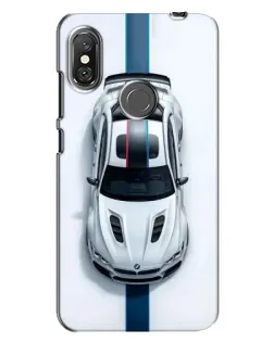 Чехол для Xiaomi Redmi Note 6 Pro с картинкой «Вид сверху — BMW M»
