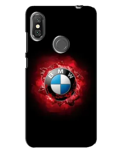 Чехол для Xiaomi Redmi Note 6 Pro с картинкой «Логотип BMW — вспышка»