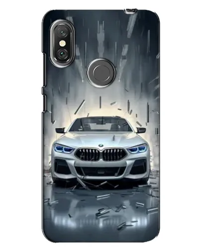 Чехол для Xiaomi Redmi Note 6 Pro с картинкой «BMW в свете фар»