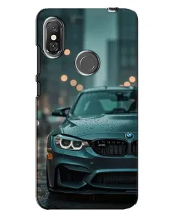 Чехол для Xiaomi Redmi Note 6 Pro с картинкой «BMW в огнях города»