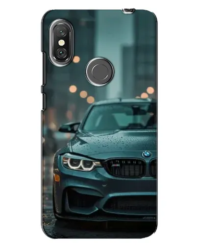 Чехол для Xiaomi Redmi Note 6 Pro с картинкой «BMW в огнях города»