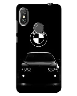 Чехол для Xiaomi Redmi Note 6 Pro с картинкой «BMW — взгляд из темноты»