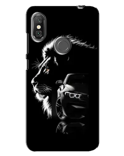 Чехол для Xiaomi Redmi Note 6 Pro с картинкой «BMW и лев»