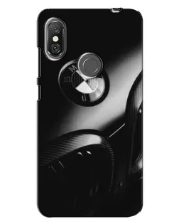 Чехол для Xiaomi Redmi Note 6 Pro с картинкой «Эмблема BMW — макро»