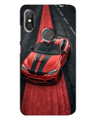 Чехол для Xiaomi Redmi Note 6 Pro с картинкой «BMW на красной дорожке»