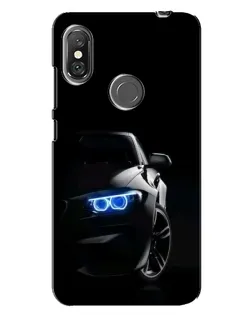 Чохол для Xiaomi Redmi Note 6 Pro з картинкою «BMW — нічний погляд»