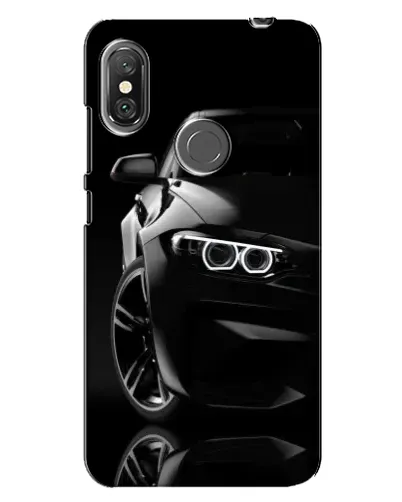 Чохол для Xiaomi Redmi Note 6 Pro з картинкою «Чорна BMW — профіль» Чохол для Xiaomi Redmi Note 6 Pro з картинкою «Чорна BMW — профіль»