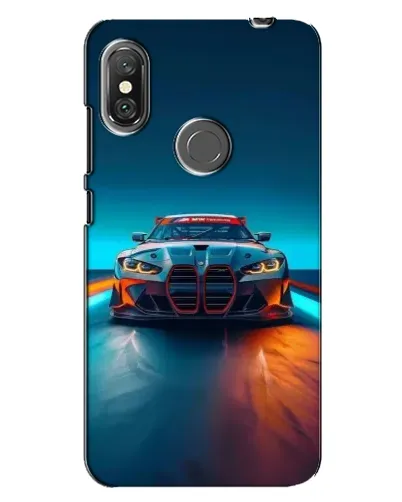 Чохол для Xiaomi Redmi Note 6 Pro з картинкою «BMW — вогні неону» Чохол для Xiaomi Redmi Note 6 Pro з картинкою «BMW — вогні неону»