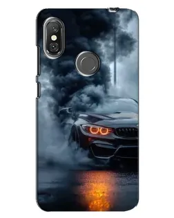 Чохол для Xiaomi Redmi Note 6 Pro з картинкою «BMW M-Power — абстракція»