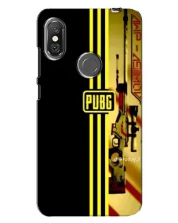 Чехол для Xiaomi Redmi Note 6 Pro с картинкой «PUBG — камуфляжный шлем»