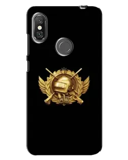 Чехол для Xiaomi Redmi Note 6 Pro с картинкой «PUBG — оранжевый градиент»