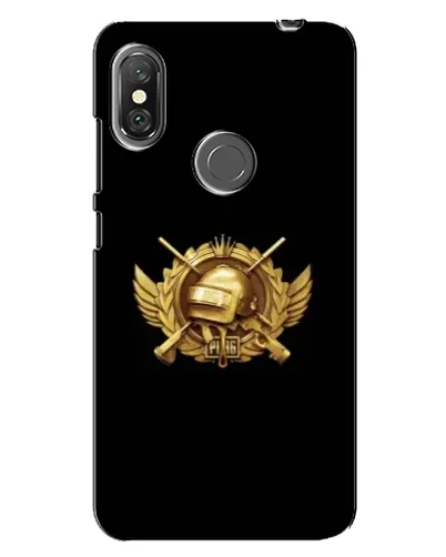 Чехол для Xiaomi Redmi Note 6 Pro с картинкой «PUBG — оранжевый градиент»