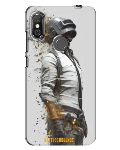Чехол для Xiaomi Redmi Note 6 Pro с картинкой «PUBG — боец в пыли»