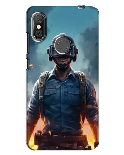 Чехол для Xiaomi Redmi Note 6 Pro с картинкой «PUBG — реалистичный герой»