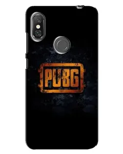 Чехол для Xiaomi Redmi Note 6 Pro с картинкой «PUBG — золотой логотип»