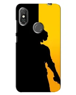 Чехол для Xiaomi Redmi Note 6 Pro с картинкой «Тень воина PUBG»