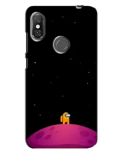 Чехол для Xiaomi Redmi Note 6 Pro с картинкой «Одинокий герой на планете»
