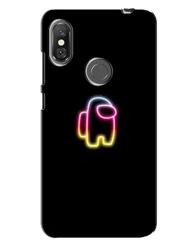 Чехол для Xiaomi Redmi Note 6 Pro с картинкой «Among Us градиент»