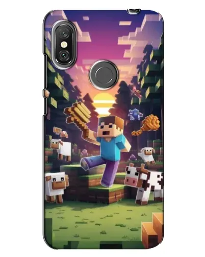 Чехол для Xiaomi Redmi Note 6 Pro с картинкой «Стив на ферме» Чехол для Xiaomi Redmi Note 6 Pro с картинкой «Стив на ферме»