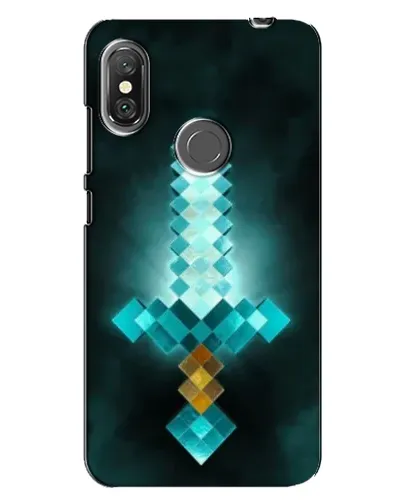 Чехол для Xiaomi Redmi Note 6 Pro с картинкой «Алмазный меч неон» Чехол для Xiaomi Redmi Note 6 Pro с картинкой «Алмазный меч неон»