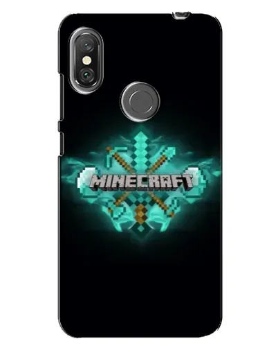 Чехол для Xiaomi Redmi Note 6 Pro с картинкой «Minecraft Diamond лого» Чехол для Xiaomi Redmi Note 6 Pro с картинкой «Minecraft Diamond лого»