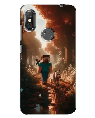 Чехол для Xiaomi Redmi Note 6 Pro с картинкой «Стив в лесу» Чехол для Xiaomi Redmi Note 6 Pro с картинкой «Стив в лесу»