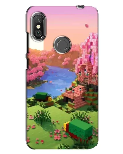 Чехол для Xiaomi Redmi Note 6 Pro с картинкой «Розовое дерево Minecraft» Чехол для Xiaomi Redmi Note 6 Pro с картинкой «Розовое дерево Minecraft»