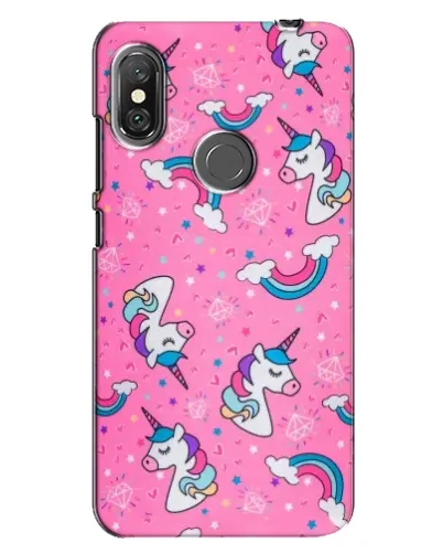 Чехол для Xiaomi Redmi Note 6 Pro с картинкой «Unicorn паттерн розовый» Чехол для Xiaomi Redmi Note 6 Pro с картинкой «Unicorn паттерн розовый»