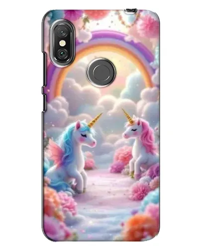 Чехол для Xiaomi Redmi Note 6 Pro с картинкой «Радуга и единороги» Чехол для Xiaomi Redmi Note 6 Pro с картинкой «Радуга и единороги»