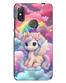 Чехол для Xiaomi Redmi Note 6 Pro с картинкой «Маленький единорог»