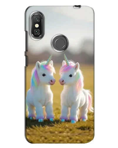Чехол для Xiaomi Redmi Note 6 Pro с картинкой «Пара единорогов» Чехол для Xiaomi Redmi Note 6 Pro с картинкой «Пара единорогов»
