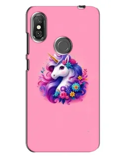Чехол для Xiaomi Redmi Note 6 Pro с картинкой «Сказочный единорог»