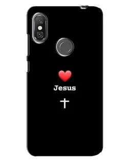 Чохол для Xiaomi Redmi Note 6 Pro з картинкою «Серце - Jesus» Чохол для Xiaomi Redmi Note 6 Pro з картинкою «Серце - Jesus»