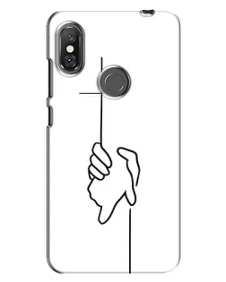 Чохол для Xiaomi Redmi Note 6 Pro з картинкою «Рука тримає» Чохол для Xiaomi Redmi Note 6 Pro з картинкою «Рука тримає»